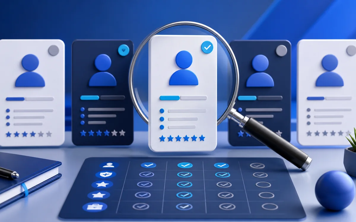 Comparing professional service packages